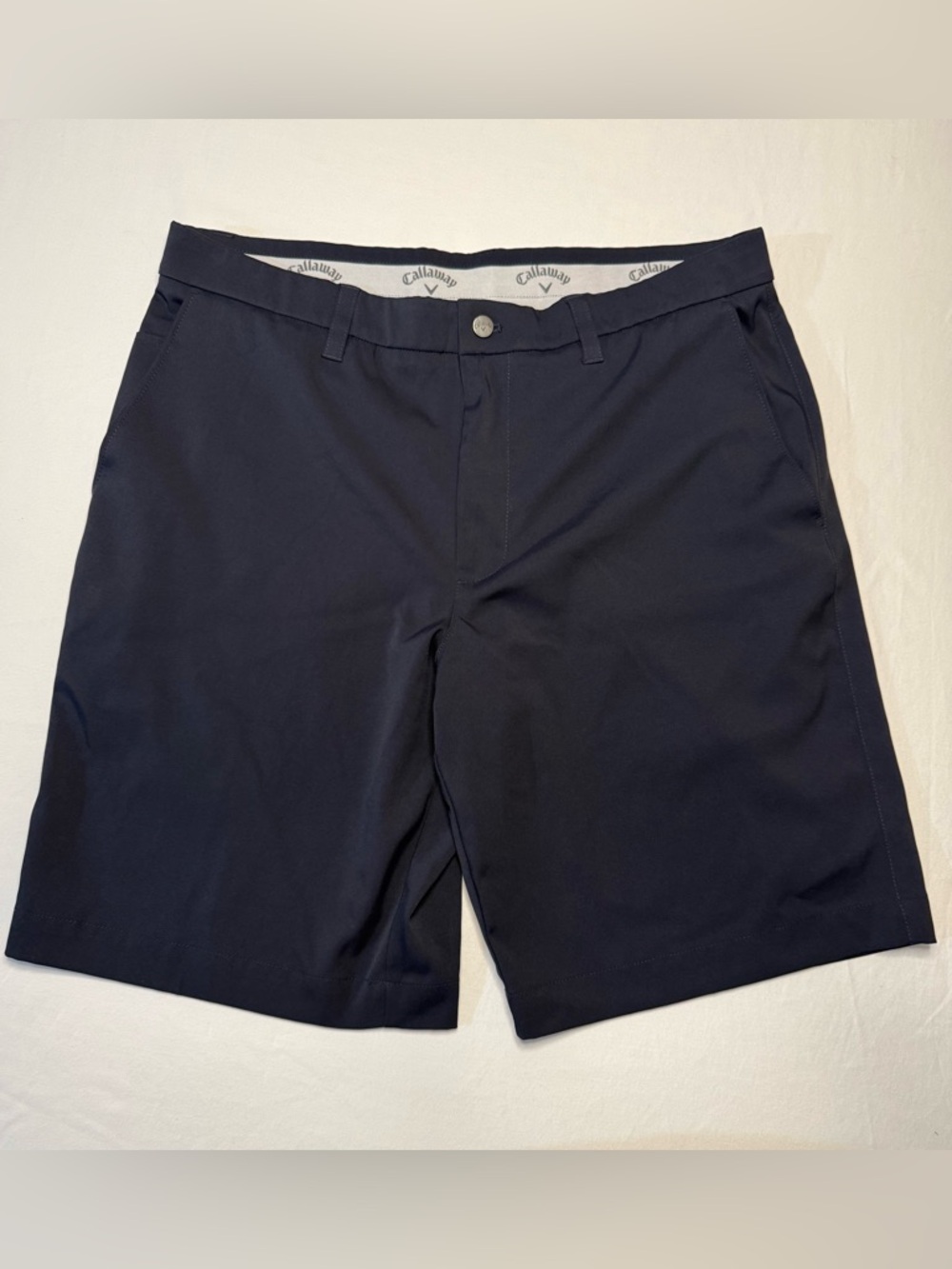 Callaway Men's Dark Navy Golf Shorts, 10” inseam